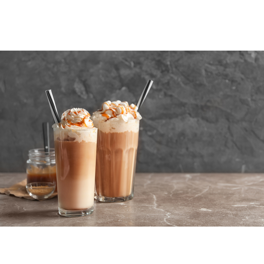 Polvo base para preprarar Frapé sabor Café Caramel