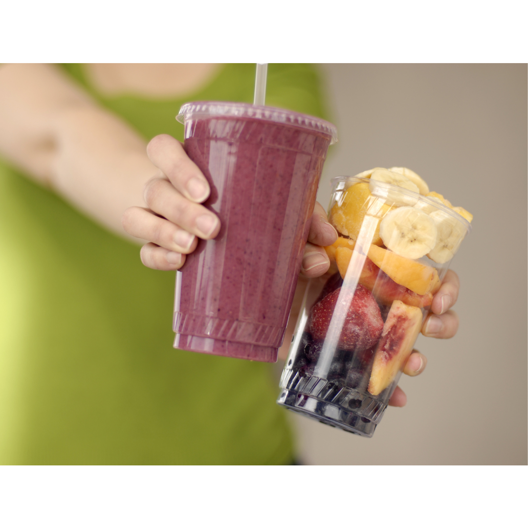 Polvo base neutra para preparar smoothie de frutas Richok