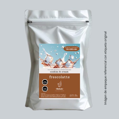 Polvo base frappé Cookies and Cream (con galleta oreo) 1.000 g - Imagen 5