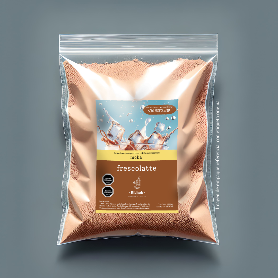 Polvo base para preparar Frapé sabor Moka 1.000 g