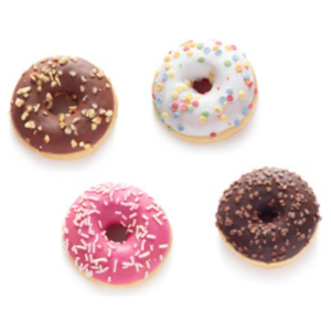 Mini donas surtidas congeladas 112 x 18 g (SOLO TEMMUCO)